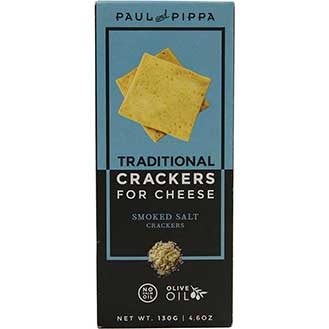 Traditional Crackers with Smoked Salt