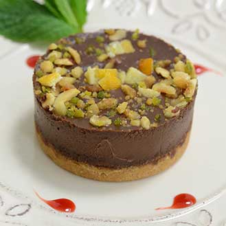 French Gianduja Shortbread Cake - Frozen