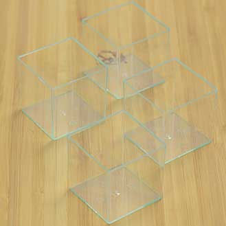 Transparent Cube Container
