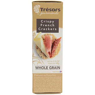 French Whole Grain Crispy Waffle Crackers