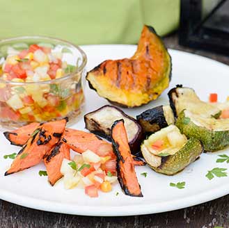 Veggies On The Grill With Pinneaple Creole Sauce Recipe