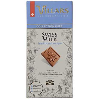 Villars Collection Pure Swiss Milk Chocolate - 32%