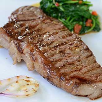 Wagyu Beef Center Cut New York Strip Steaks MS3 | Gourmet Food Store