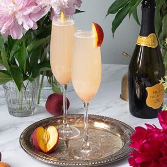 White Peach Bellini Recipe - Gourmet Food Store