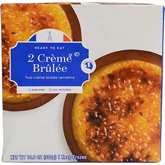 French Creme Brulee, Frozen