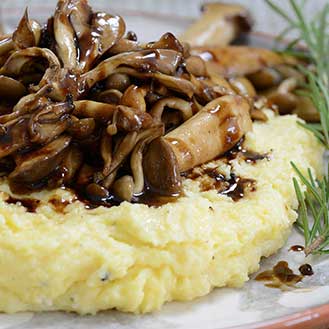 Wild Mushrooms in Truffled Balsamic Reduction Recipe