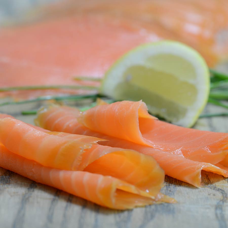 Buy Norwegian Steelhead Salmon Trout Thin Sliced Smoked Salmon