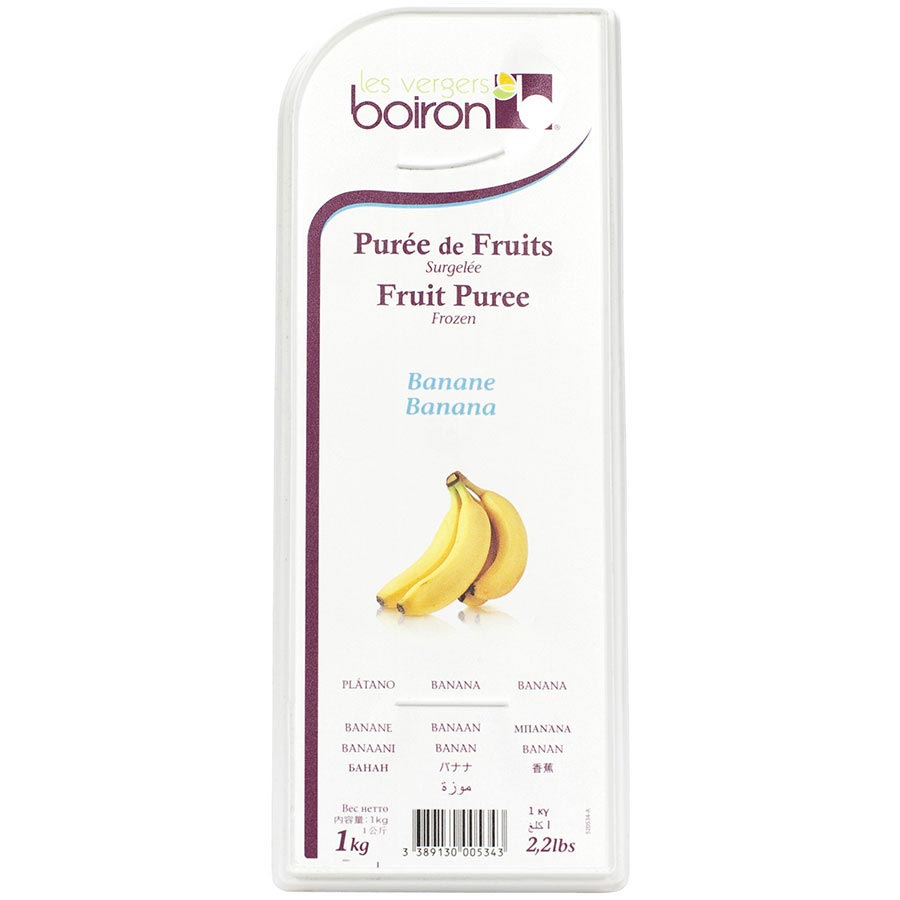 Banana Fruit Puree By Boiron From France Buy Baking And Pastry Online At Gourmet Food Store