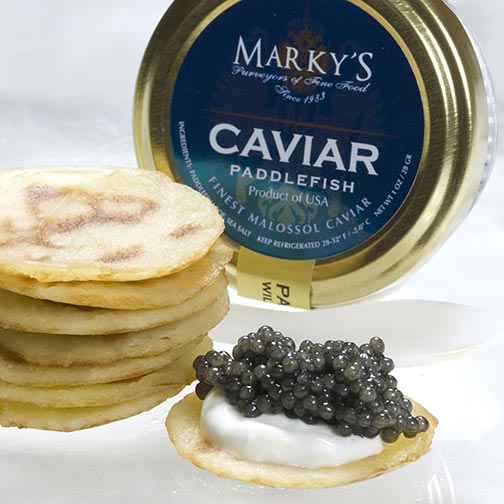 American Paddlefish Caviar Gift Set - Gourmet Food Store Photo [1]