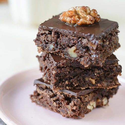 Bourbon Brownies With Chocolate Frosting Recipe Photo [1]