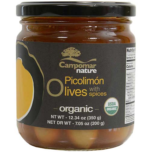 Spanish Picolimon Olives with Spices - Organic Photo [1]