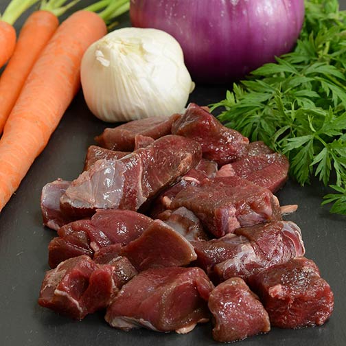 Diced Elk Stew Meat | Gourmet Food Store Photo [1]