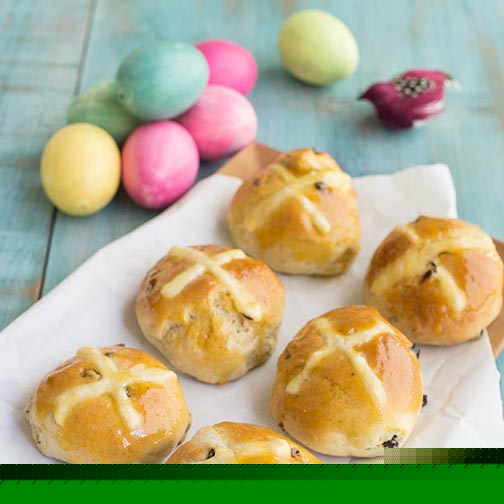 Easter Hot Cross Buns Recipe Photo [1]
