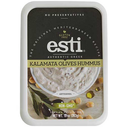 Greek Kalamata Olives Hummus Spread Photo [1]