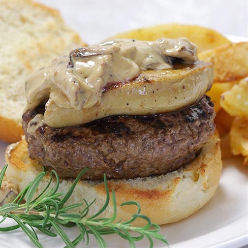 Grass Fed Bee Burgers With Foie Gras Recipe Photo [1]