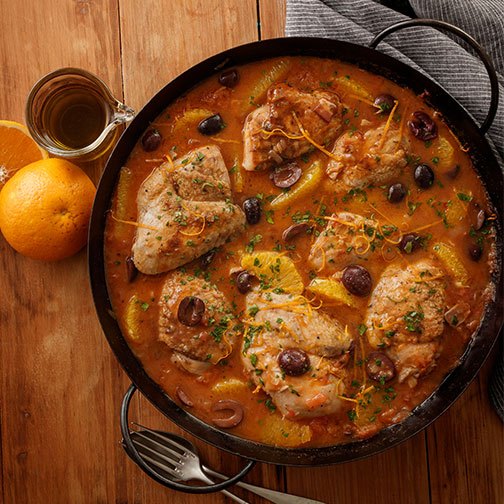 French Chicken Casserole With Rose Wine Recipe Photo [1]
