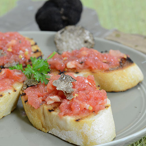 Fresh Black Truffle Crostini Recipe Photo [1]