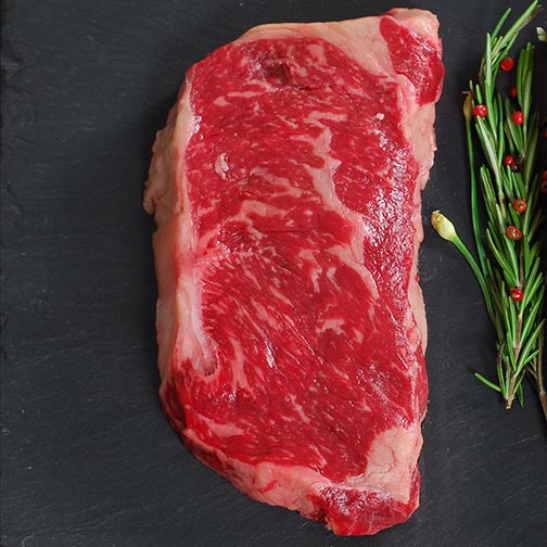 Wagyu Beef New York Strip Steak MS6 - Whole Photo [1]