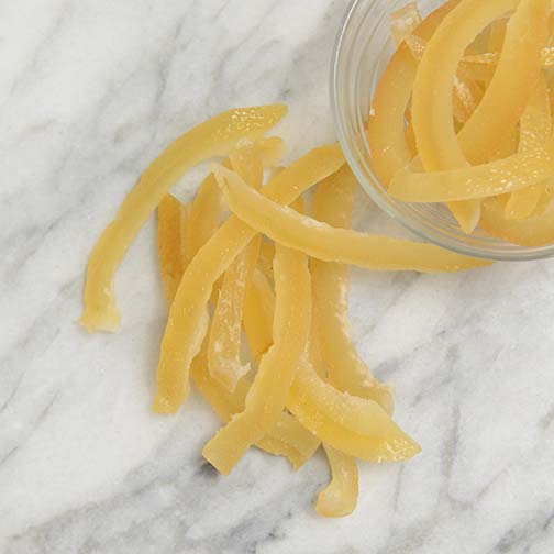 Candied Lemon Peels, Glazed Photo [1]