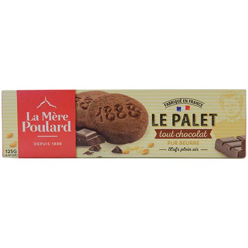 Les Palets Tout Chocolat de la Mere Poulard Chocolate Shortbread Cookies Photo [1]