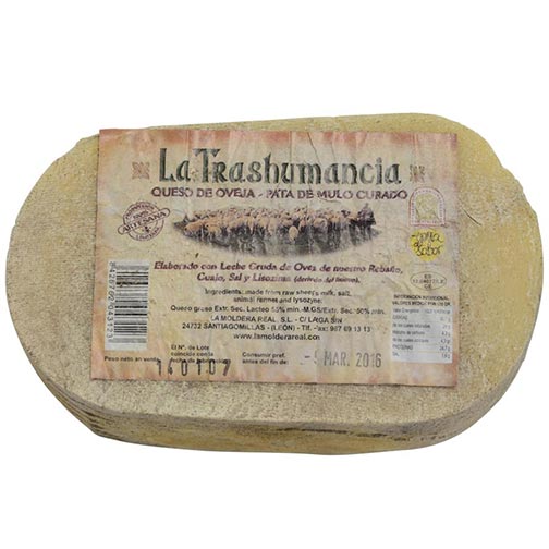 Pata de Mulo Curado Sheep's Milk Cheese Photo [1]