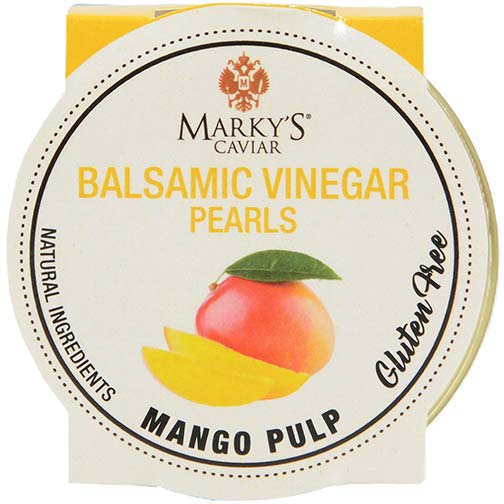 Mango Pulp Balsamic Vinegar Pearls, Gluten Free Photo [1]