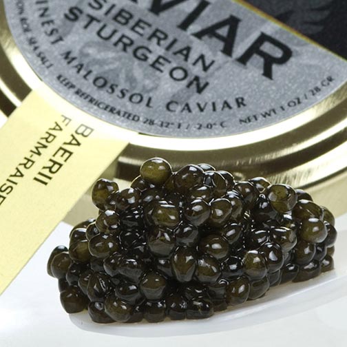 Osetra Baerii Siberian Caviar - Malossol, Farm Raised Photo [1]