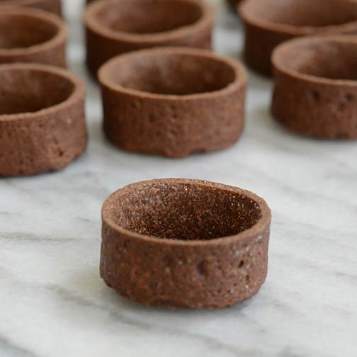 Mini Round Sweet Chocolate Tartlets - 1.5 Inch Photo [1]
