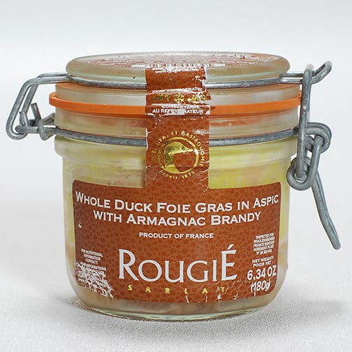 Whole Duck Foie Gras in Aspic with Armagnac Brandy Micuit by Rougie Photo [1]