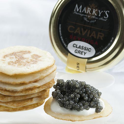 Sevruga Classic Grey Caviar Gift Set - Gourmet Food Store Photo [1]