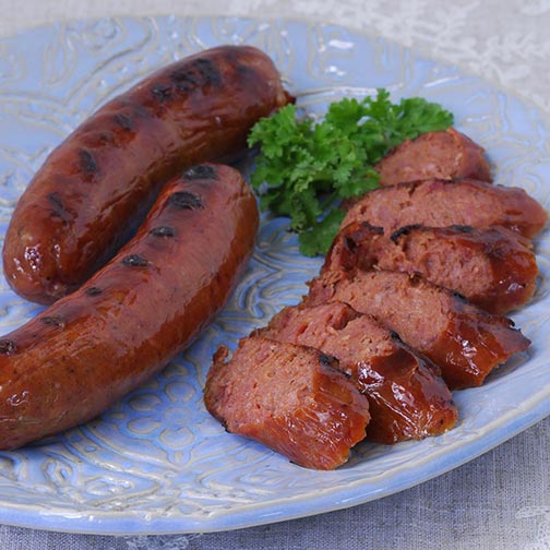 Smoked Duck and Apple Jack Brandy Sausage Photo [1]