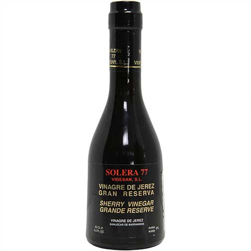 Solera 77 Grande Reserve Sherry Wine Vinegar (Vinagre de Jerez) Photo [1]