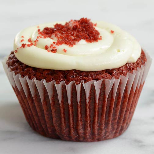 Sweet Endings Southern Red Velvet Giant Cupcakes | Gourmet Food Store Photo [1]