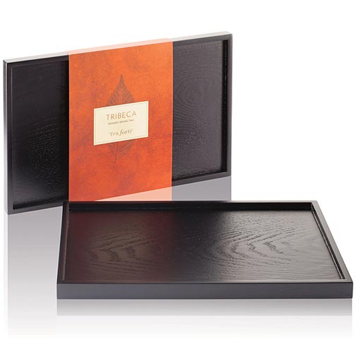 Tea Forte Ebonized Hardwood Tribeca Tray Photo [1]