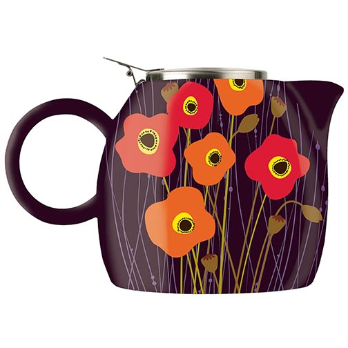 Tea Forte PUGG Ceramic Teapot - Poppy Fields Photo [1]