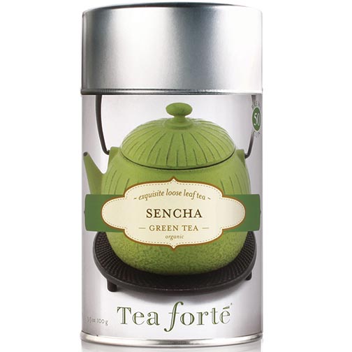 Tea Forte Sencha Green Tea - Loose Leaf Tea Canister Photo [1]