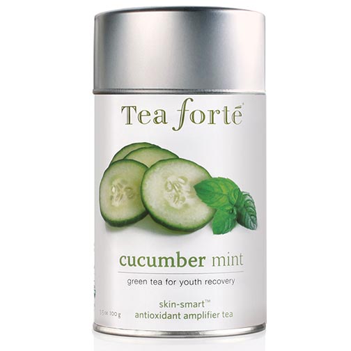 Tea Forte Skin Smart Cucumber Mint Green Tea - Loose Leaf Tea Photo [1]