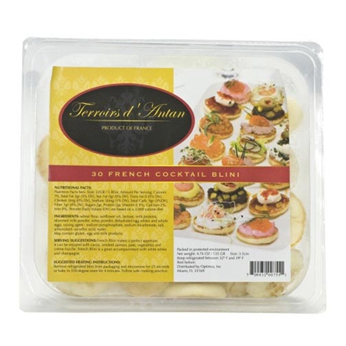 French Cocktail Blinis - 30 count Photo [1]