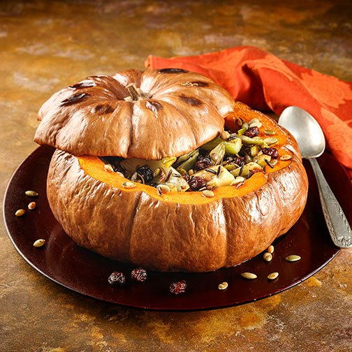 Thanksgiving Stuffed Pumpkin Recipe Photo [1]