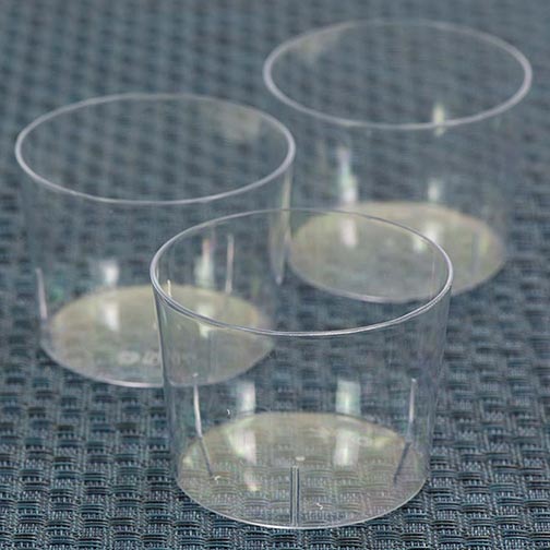 Transparent Cristal Clear Round Container Photo [1]