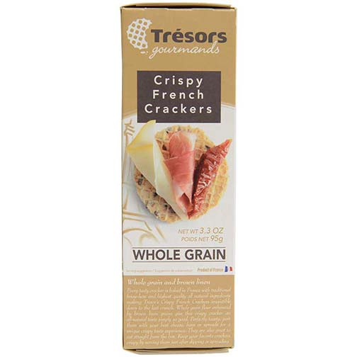 French Whole Grain Crispy Waffle Crackers Photo [1]