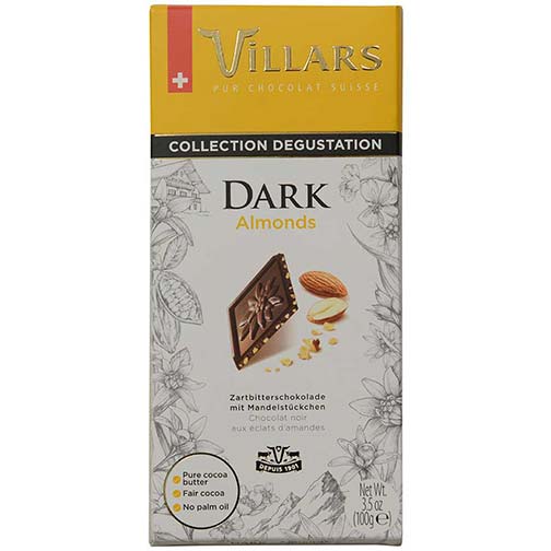 Villars Swiss Dark Chocolate with Almonds Photo [1]
