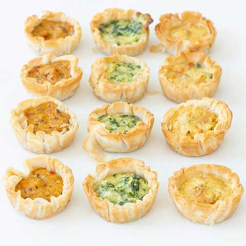 Mediterranean Fillo Quiche Frozen Appetizers Photo [1]