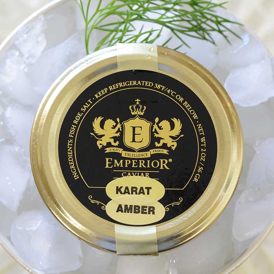 Emperior Osetra Karat Russian Caviar Amber Photo [2]
